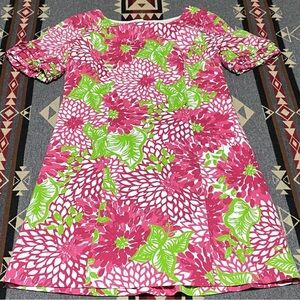 Lilly Pulitzer Jubilee Collection Shift Dress Zinnia Print, Size 8
